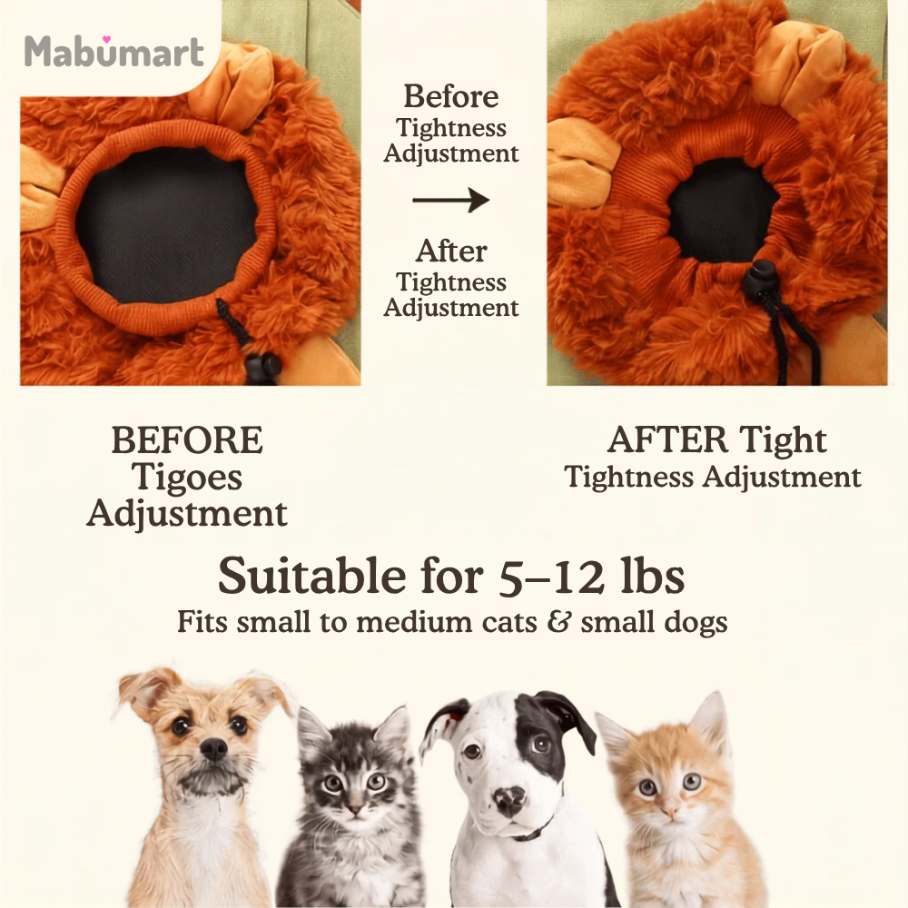 Lion Shaped Cat Carrier Bag