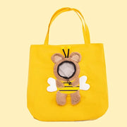 Dinosaur Shaped Carrier Bag - canvas pet sling carrier