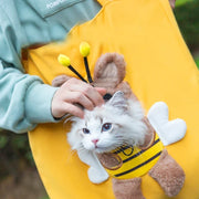 Dinosaur Shaped Carrier Bag - canvas pet sling carrier