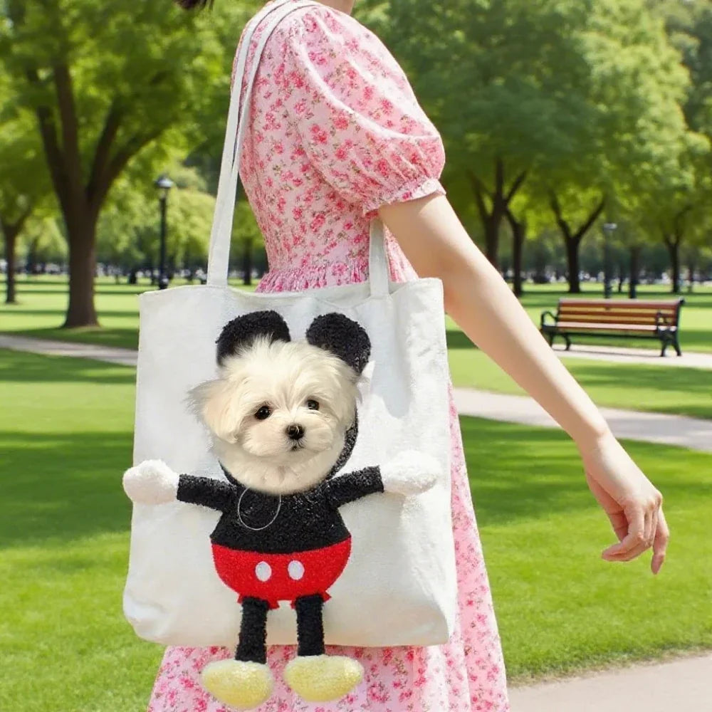 Bee Shaped Pet Bag - canvas cat carrier tote