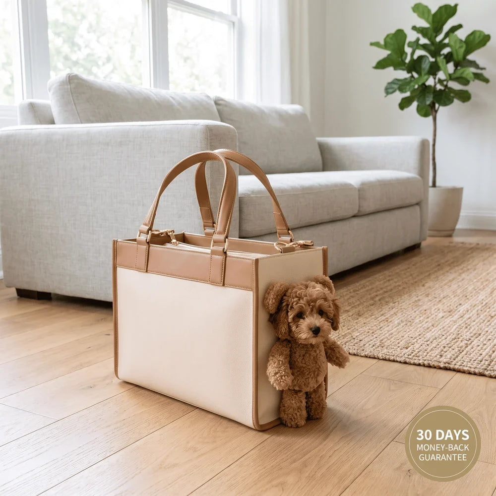 Kitty Dogs Travel Bag - plush pet travel carrier