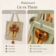Lion Shaped Cat Carrier Bag