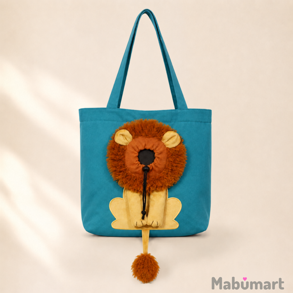 Lion Shaped Cat Carrier Bag